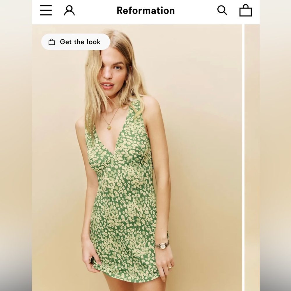 Reformation Calix Dress - never worn